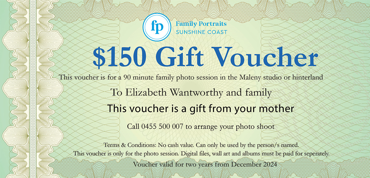 Family Portraits Gift Voucher